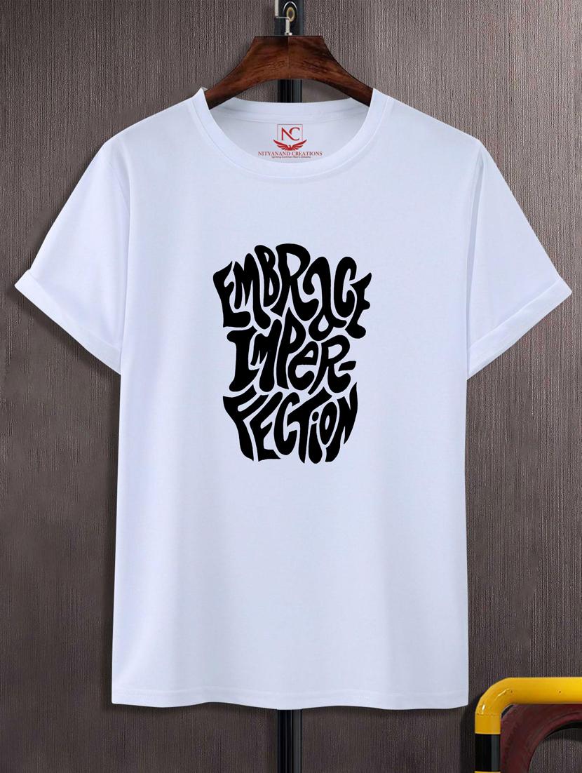 unisex typographic printed t-shirt - 20718334 -  Zoom Image - 0