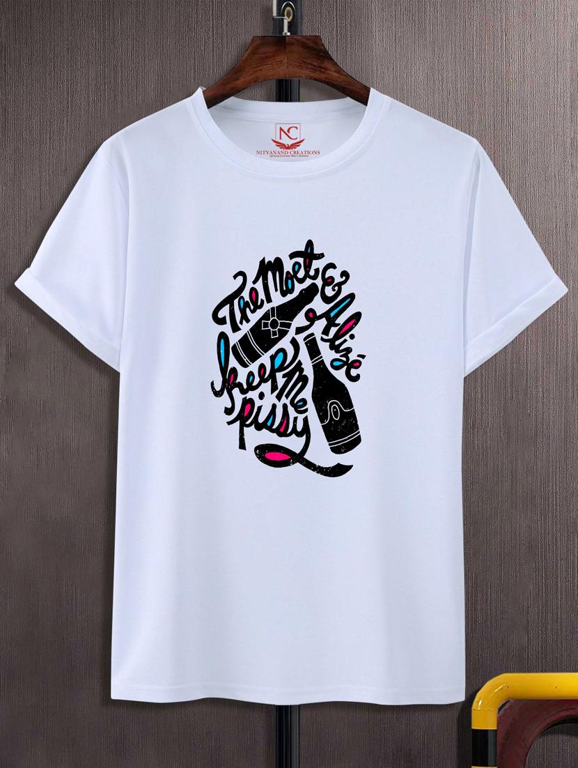 unisex typographic printed t-shirt - 20718343 -  Zoom Image - 0