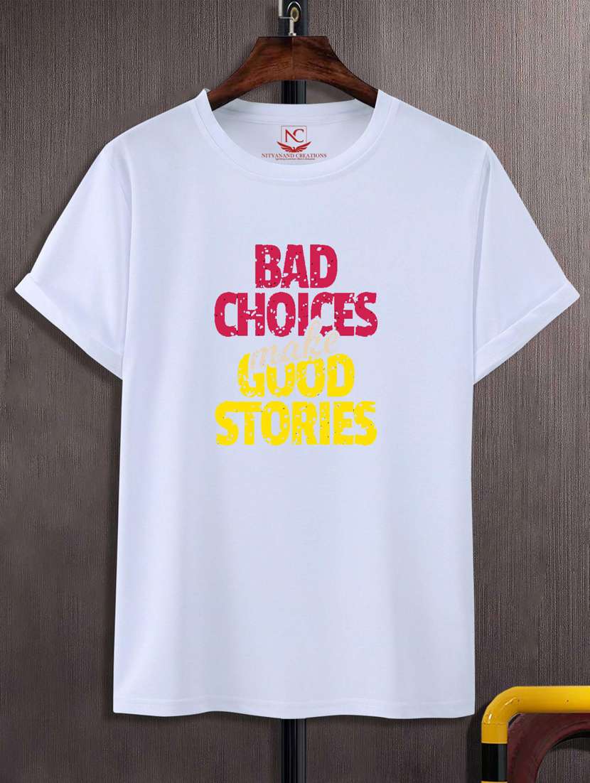 unisex typographic printed t-shirt - 20718359 -  Zoom Image - 0