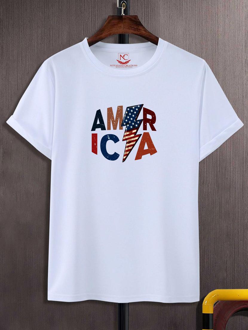 unisex typographic printed t-shirt - 20718388 -  Zoom Image - 0