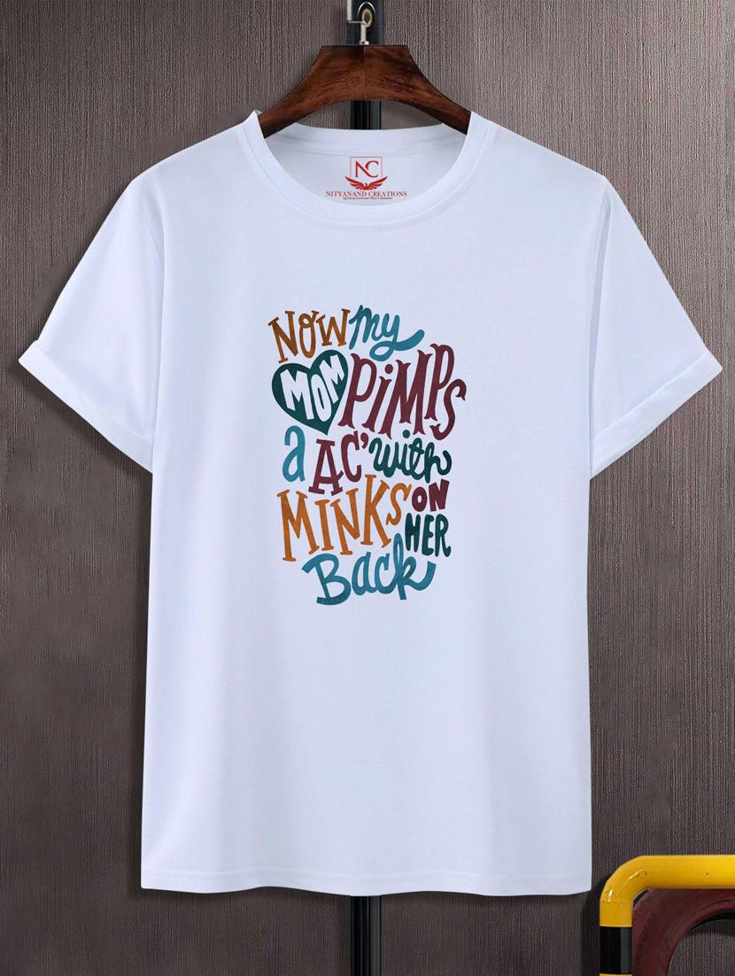 unisex typographic printed t-shirt - 20718412 -  Zoom Image - 0