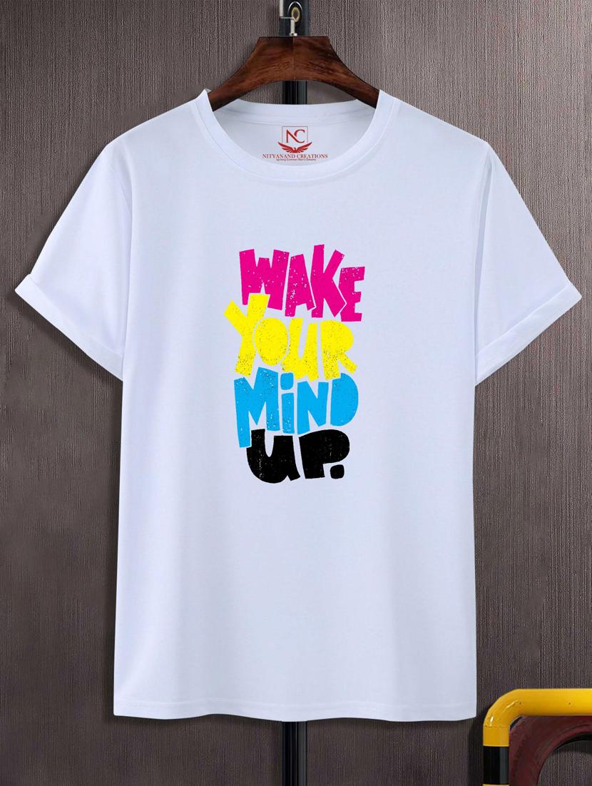 unisex typographic printed t-shirt - 20718446 -  Zoom Image - 0