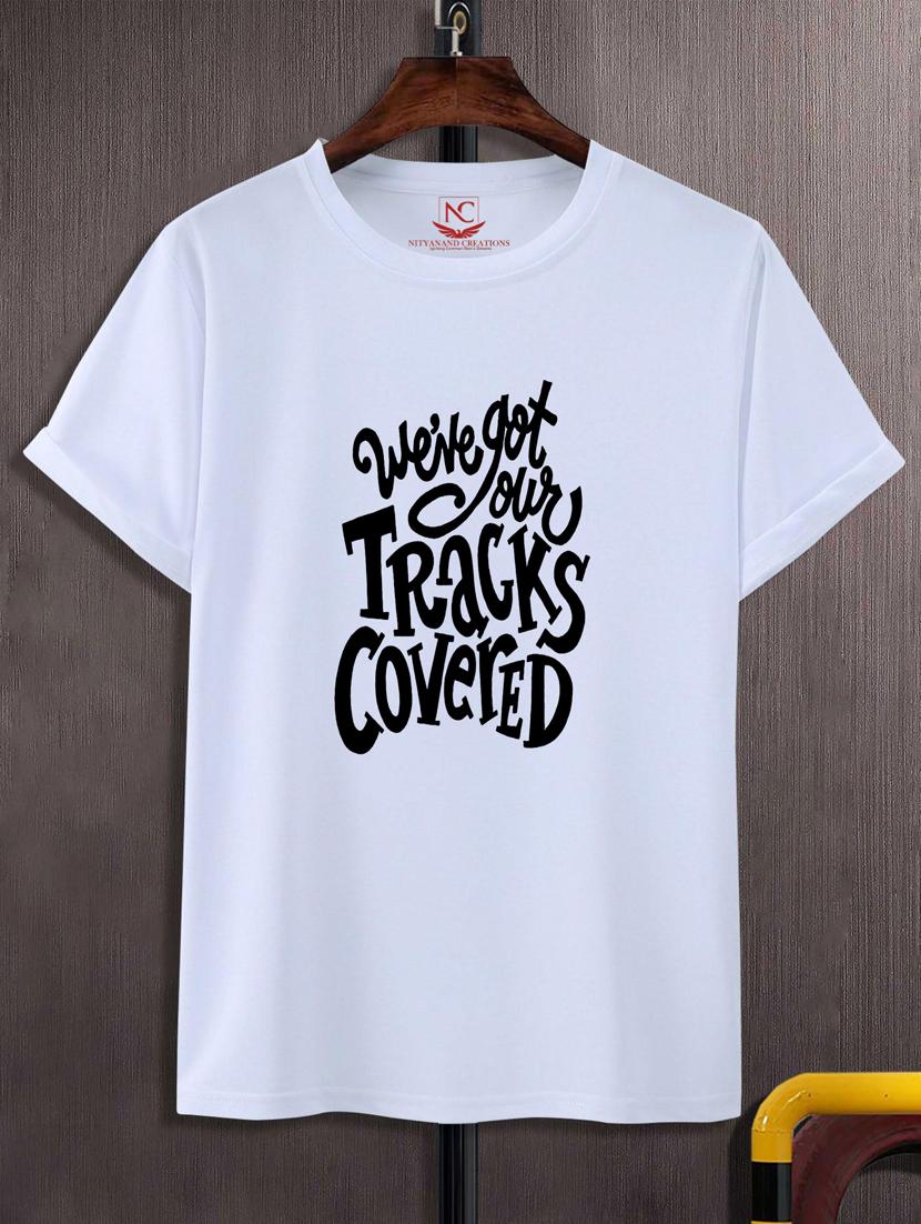 unisex typographic printed t-shirt - 20718456 -  Zoom Image - 0