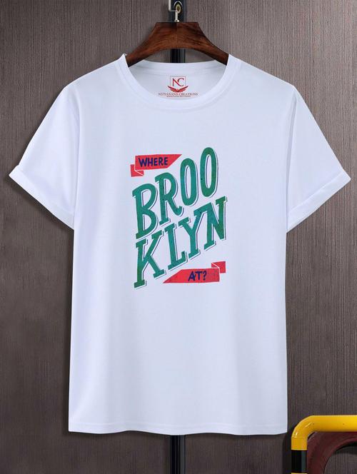 unisex typographic printed t-shirt - 20718474 - Standard Image - 0