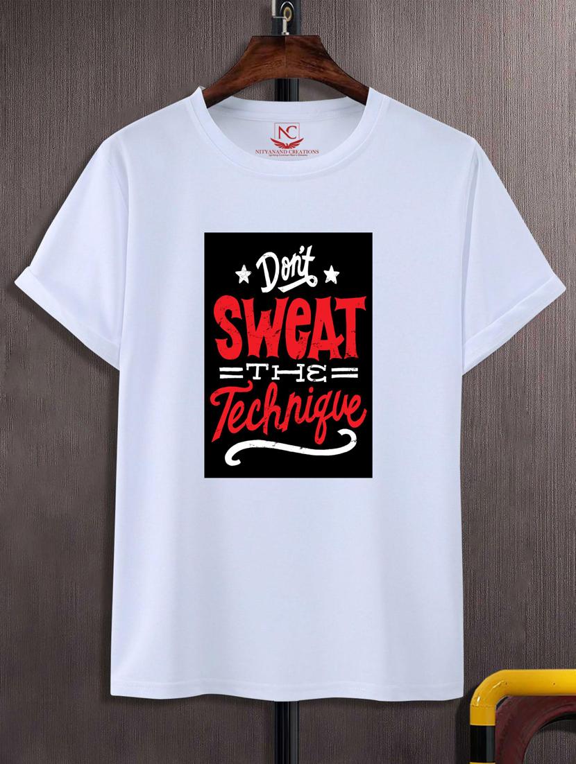 unisex typographic printed t-shirt - 20718477 - Zoom Image - 0
