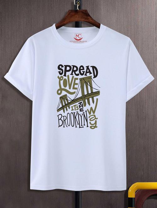 unisex typographic printed t-shirt - 20718486 -  Standard Image - 0
