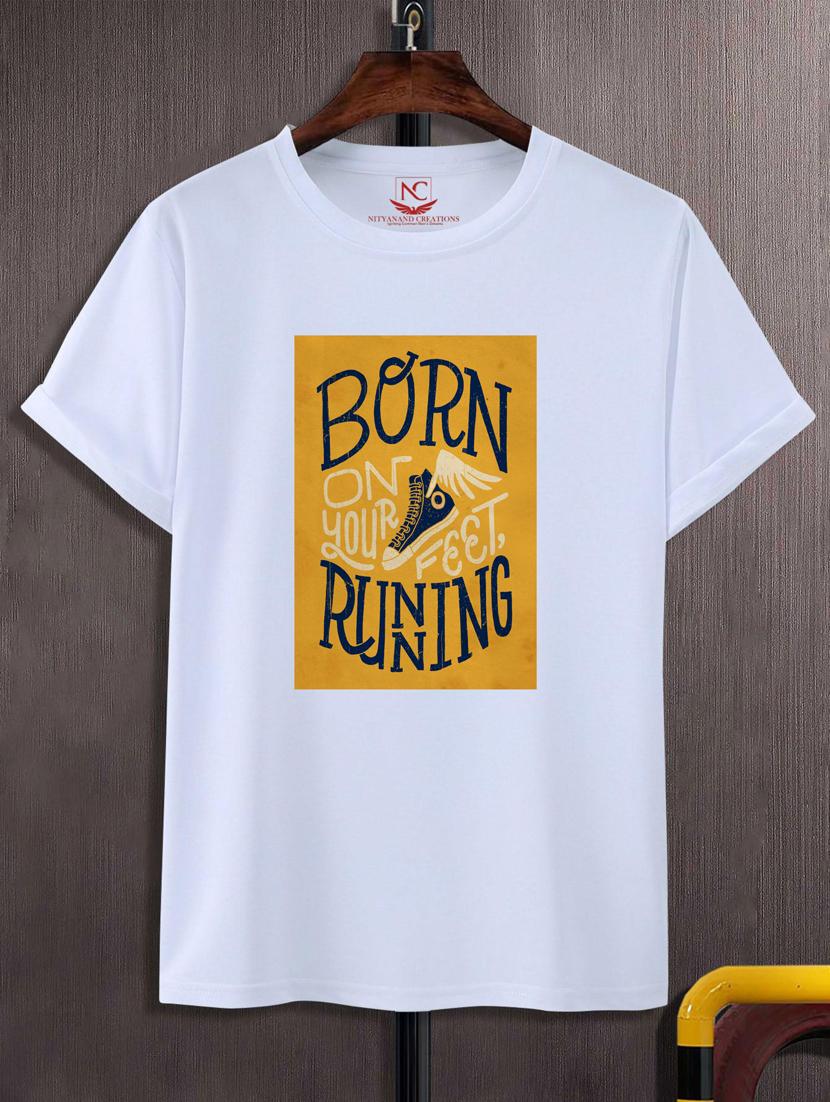 unisex typographic printed t-shirt - 20718505 -  Zoom Image - 0