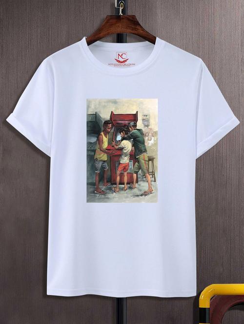 unisex graphic printed t-shirt - 20718531 - Standard Image - 0