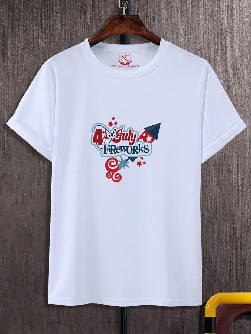 unisex typographic printed t-shirt - 20718766 -  Zoom Image - 0