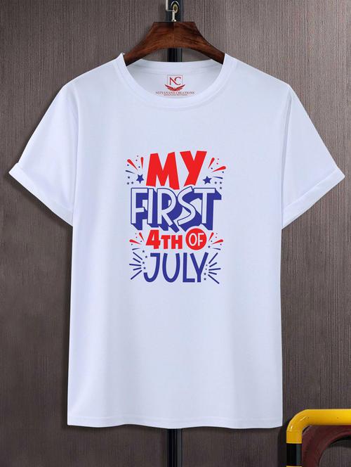 unisex typographic printed t-shirt - 20718775 -  Standard Image - 0