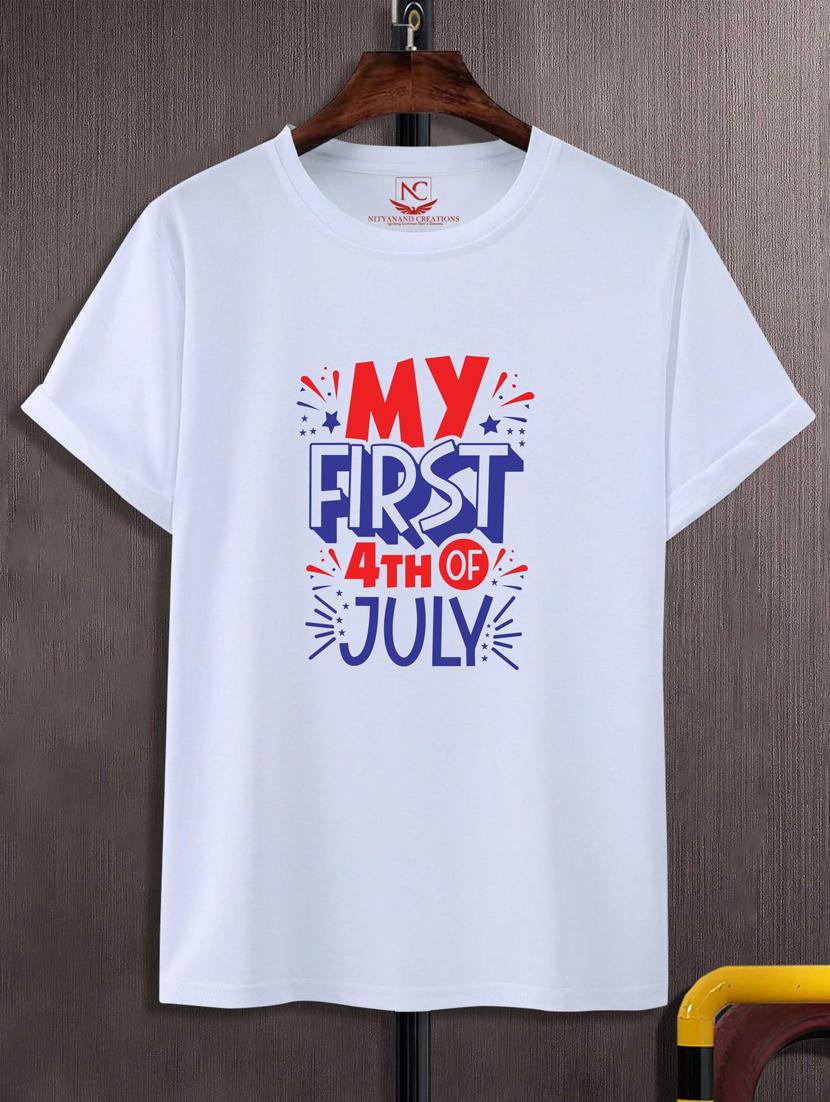 unisex typographic printed t-shirt - 20718775 -  Zoom Image - 0