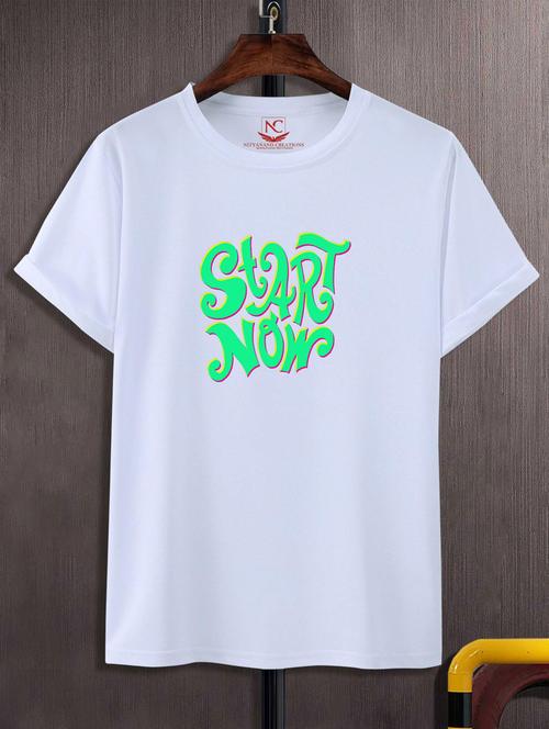 unisex typographic printed t-shirt - 20718790 - Standard Image - 0