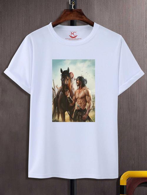 unisex graphic printed t-shirt - 20719150 - Standard Image - 0
