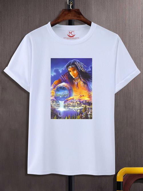unisex graphic printed t-shirt - 20719155 - Standard Image - 0