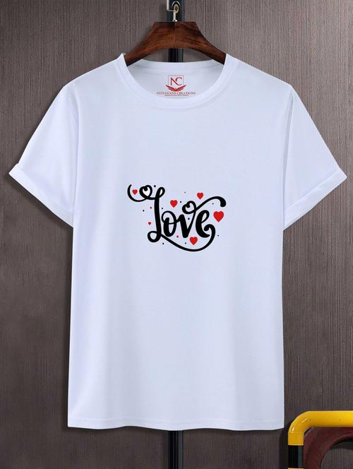 unisex typographic printed t-shirt - 20719372 - Standard Image - 0