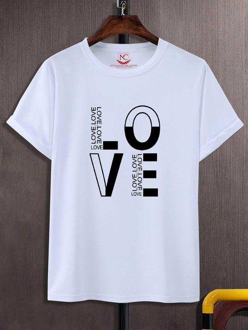 unisex typographic printed t-shirt - 20719375 -  Standard Image - 0