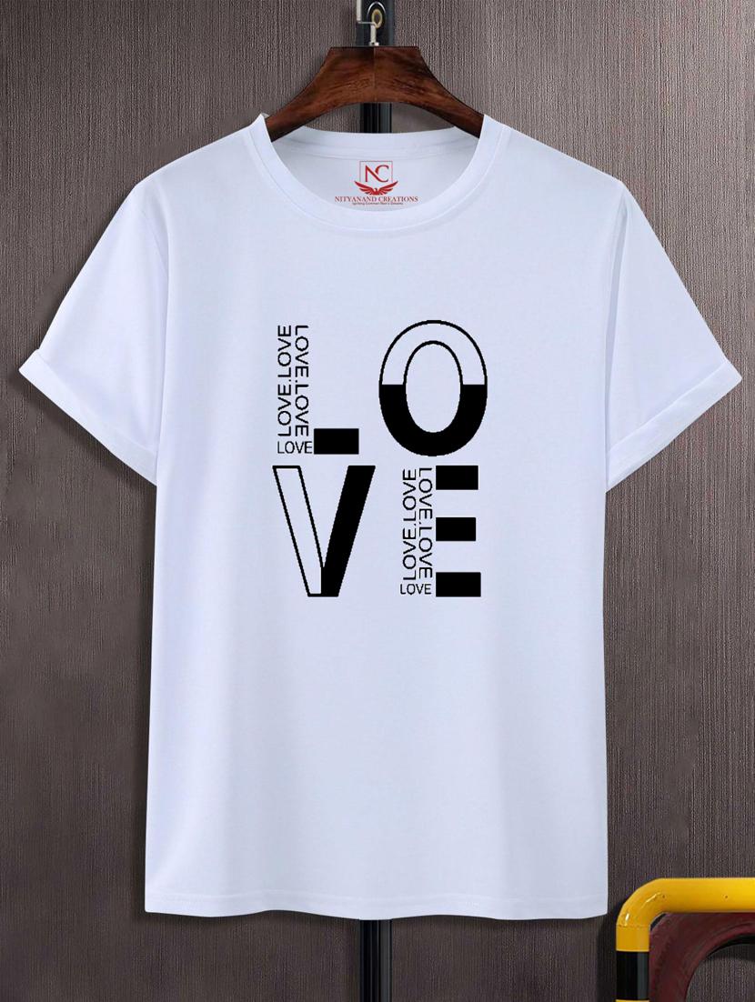 unisex typographic printed t-shirt - 20719375 -  Zoom Image - 0