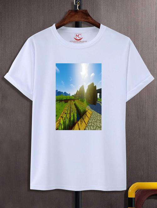 unisex graphic printed t-shirt - 20719386 - Standard Image - 0