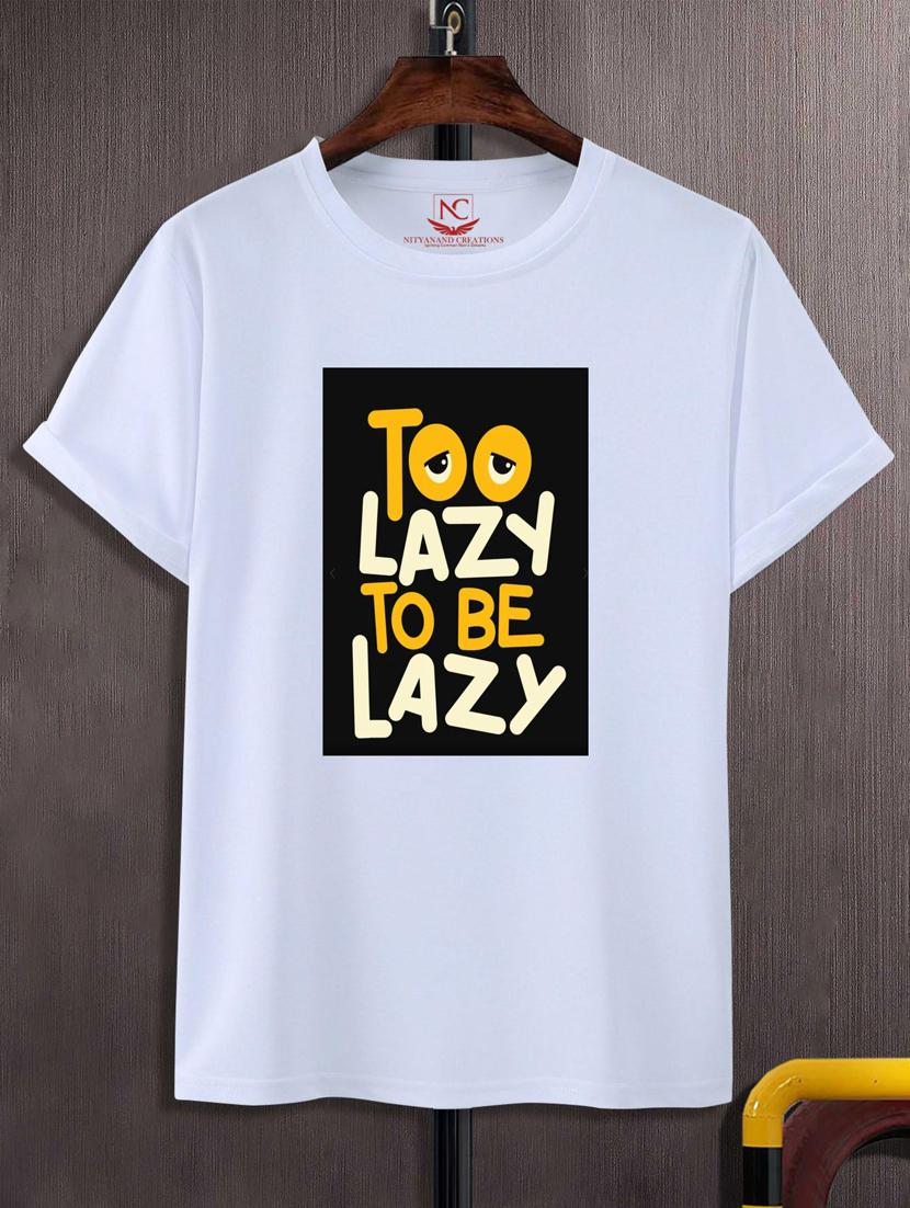 unisex typographic printed t-shirt - 20719906 - Zoom Image - 0