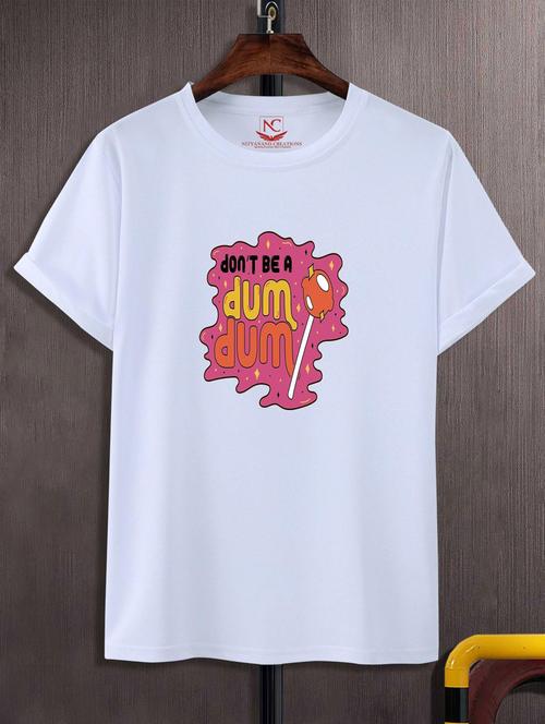 unisex typographic printed t-shirt - 20720050 - Standard Image - 0