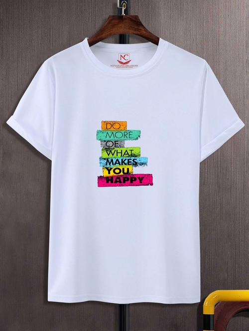 unisex typographic printed t-shirt - 20720059 -  Standard Image - 0
