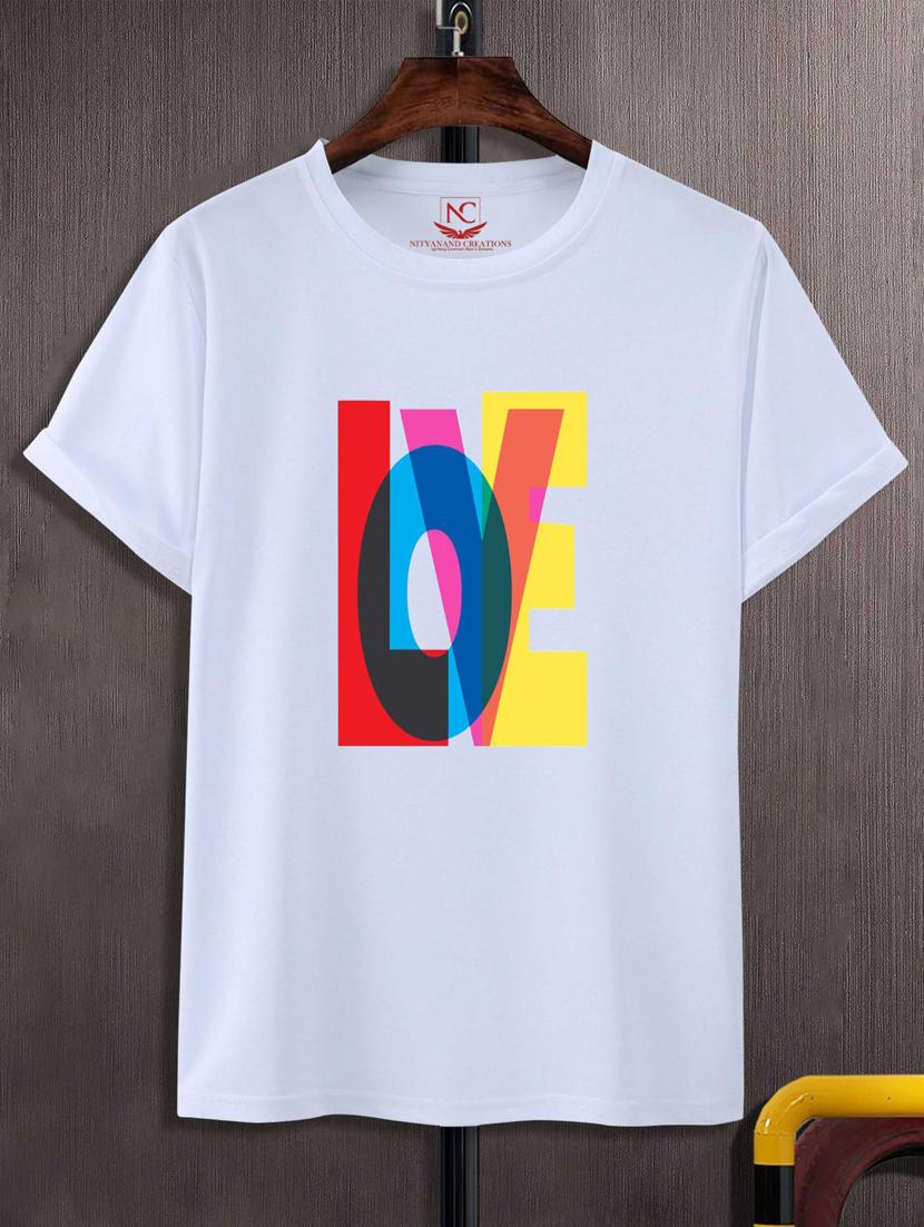 unisex typographic printed t-shirt - 20720075 - Zoom Image - 0