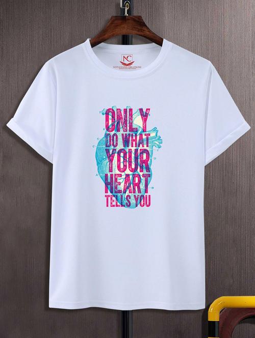 unisex typographic printed t-shirt - 20720084 - Standard Image - 0