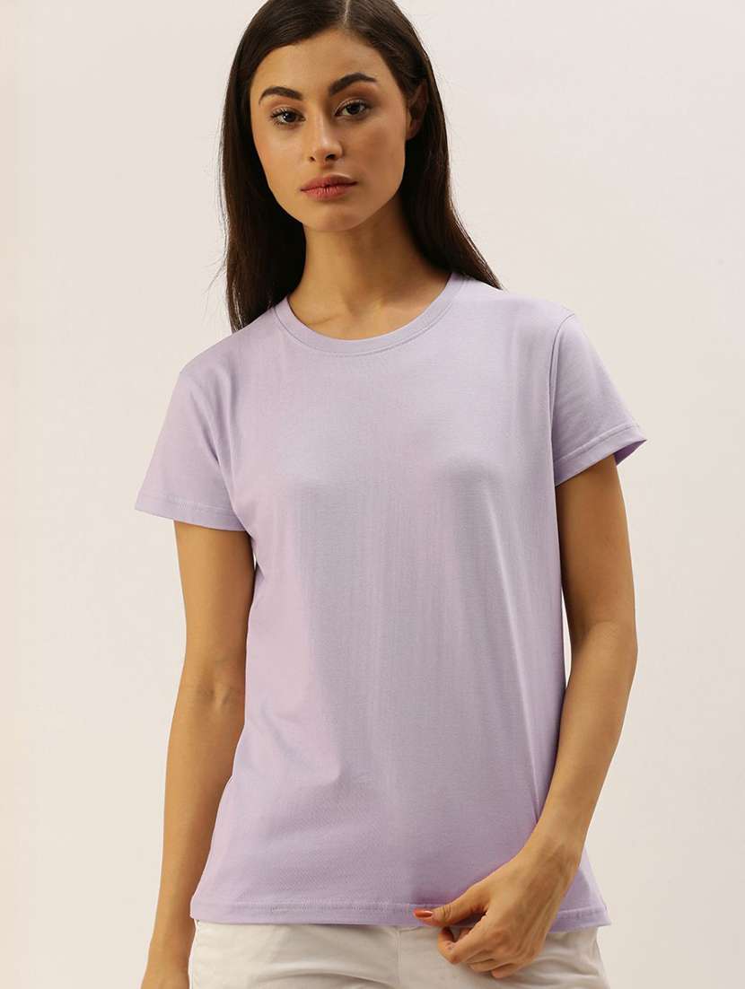 women back print short sleeves t-shirt - 20721393 -  Zoom Image - 0