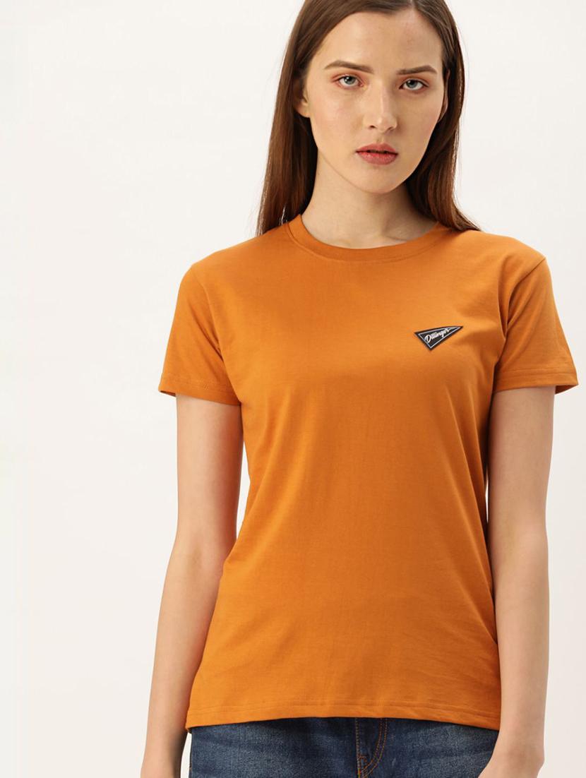 women solid short sleeves t-shirt - 20721452 - Zoom Image - 0