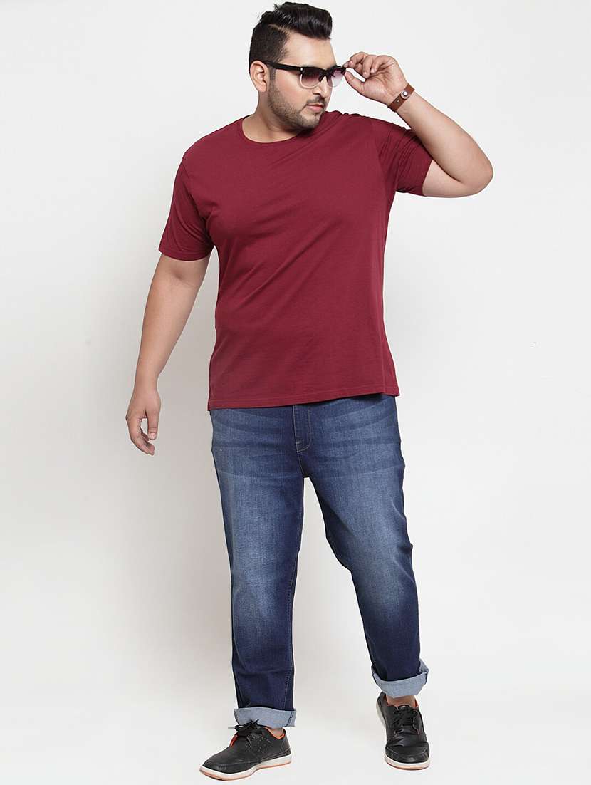mens relaxed fit plain jeans - 20724088 -  Standard Image - 3