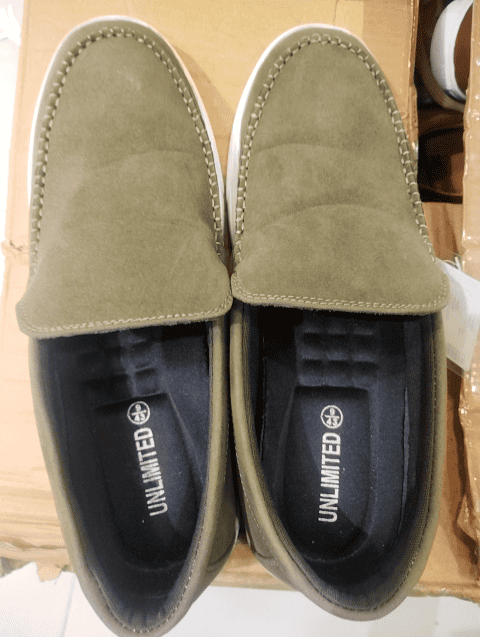 olive suede shoes - 20724261 - Standard Image - 0