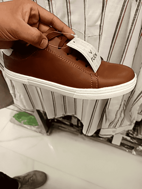 tan pu (polyurethane) shoes - 20724299 - Standard Image - 0