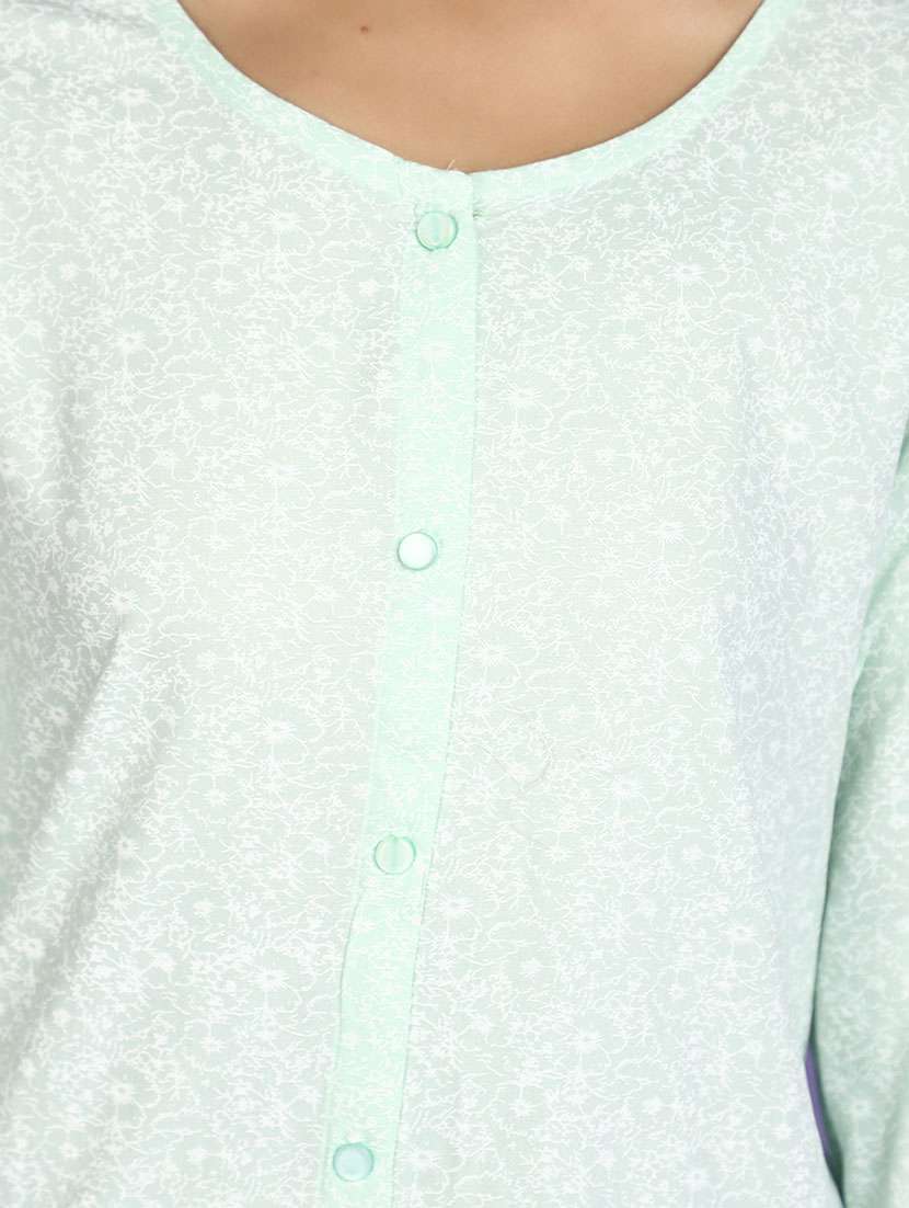 women ai aqua round neck straight kurta - 20724300 -  Standard Image - 5