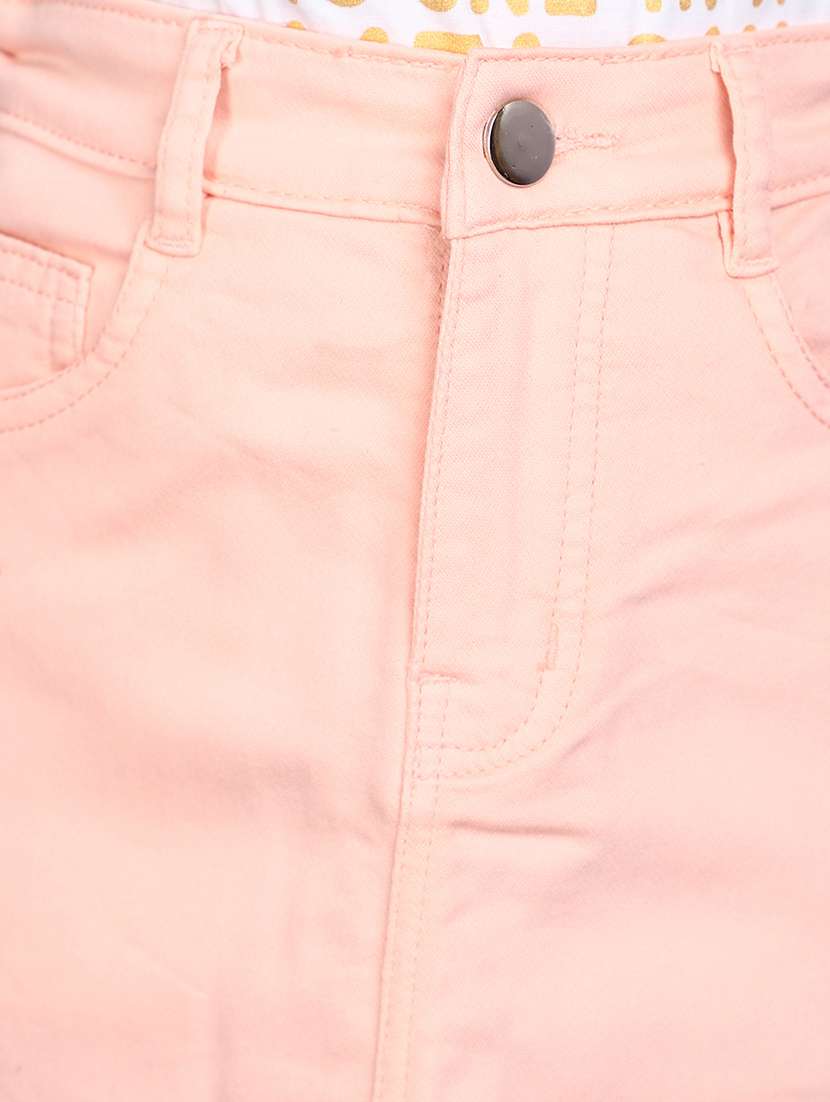 girls solid regular skirt - 20724373 -  Standard Image - 5