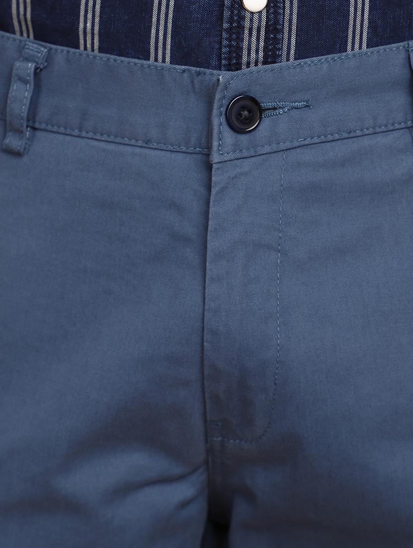 blue cotton chinos casual trousers - 20724383 - Standard Image - 5