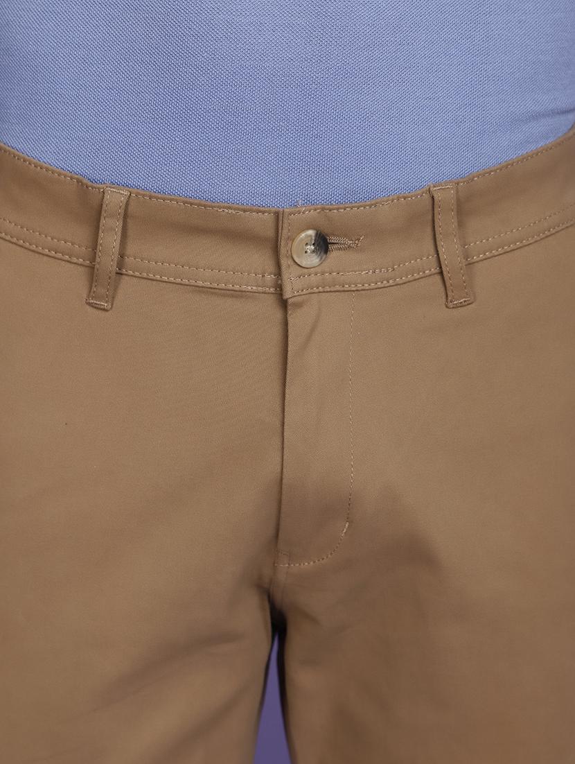 khaki cotton joggers track pant - 20724386 - Standard Image - 5