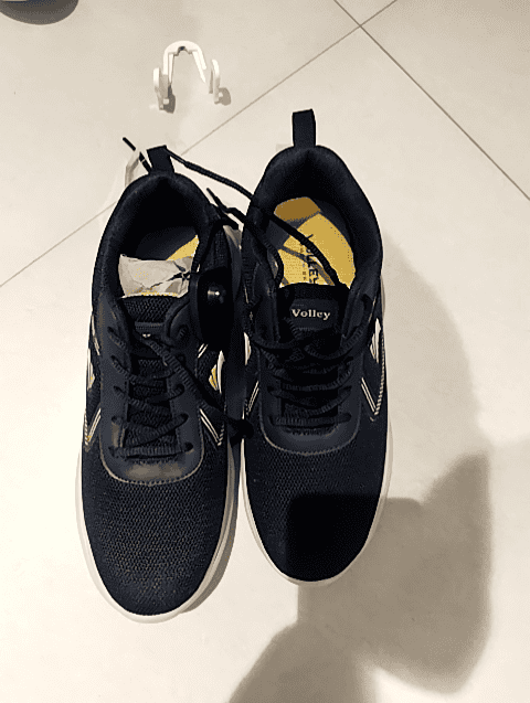 navy blue textile sports shoes - 20724470 - Standard Image - 0