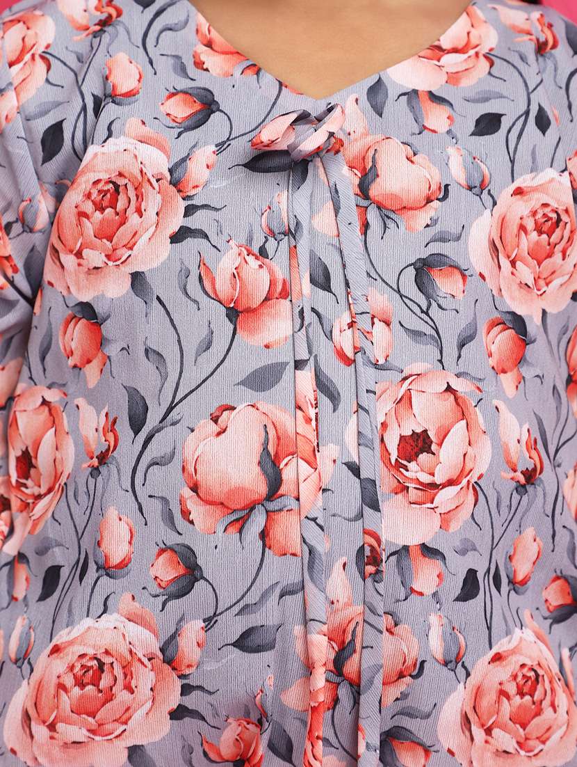 girls floral print skirt top set - 20724541 -  Standard Image - 5