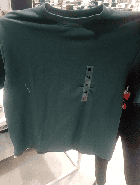 dark green fancy fabric tshirt - 20724689 -  Standard Image - 0