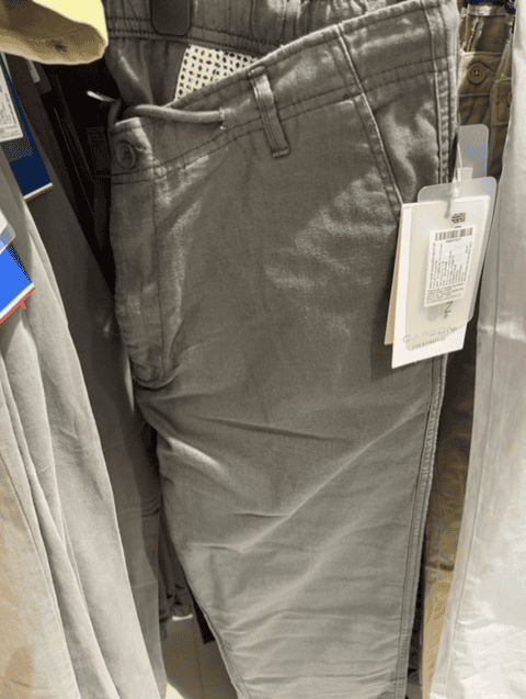 assorted linen casual trousers - 20724838 - Standard Image - 0