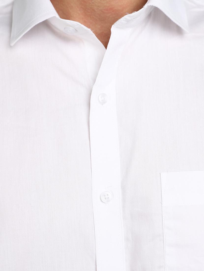 men white regular fit cotton formal shirt - 20724955 - Standard Image - 3