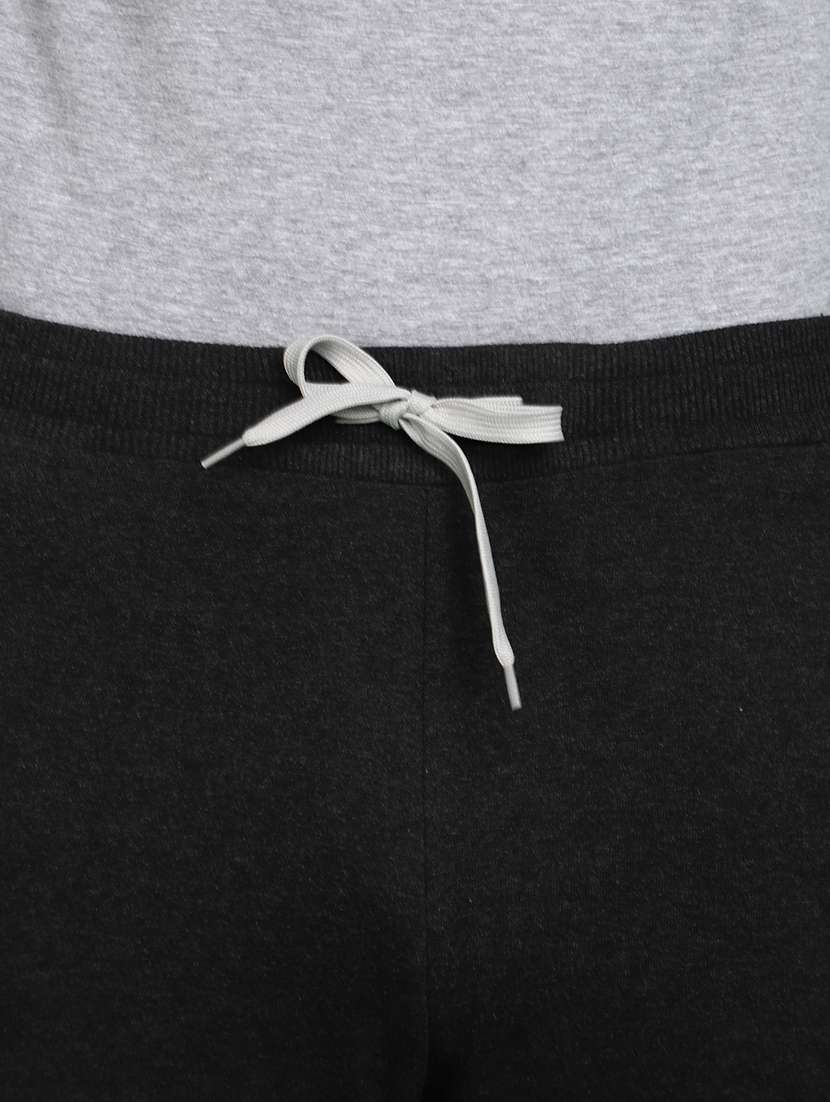 men black cotton full length joggers - 20725182 -  Standard Image - 5
