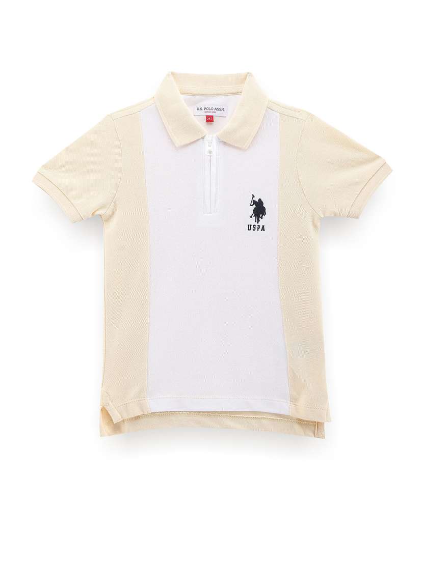Buy online Beige Cotton Tshirt from boys for Women by Polo