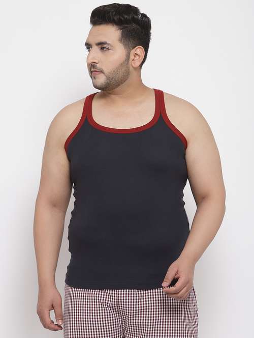men cotton sleeveless vest - 20727458 - Standard Image - 0
