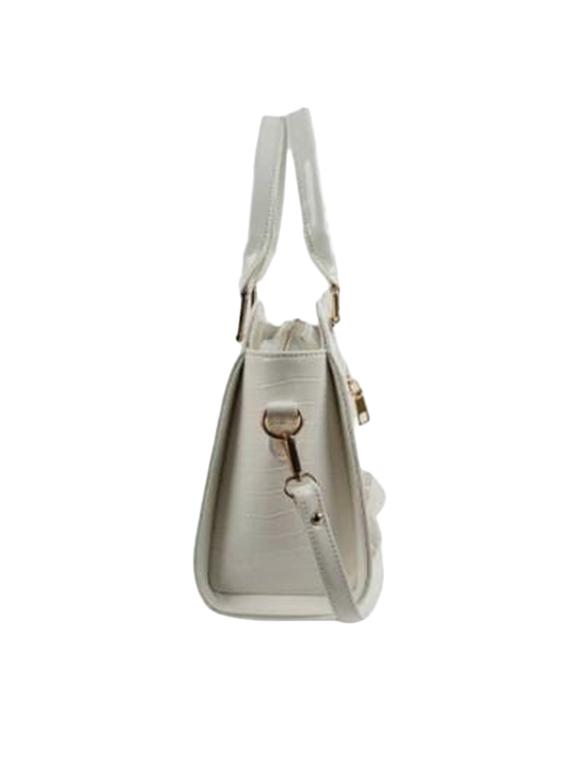 black solids leatherette handbag - 20727912 - Standard Image - 3