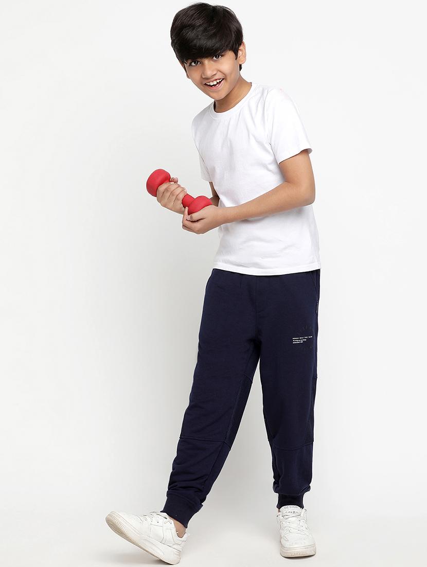 boys solid mid rise jogger - 20728447 - Standard Image - 3
