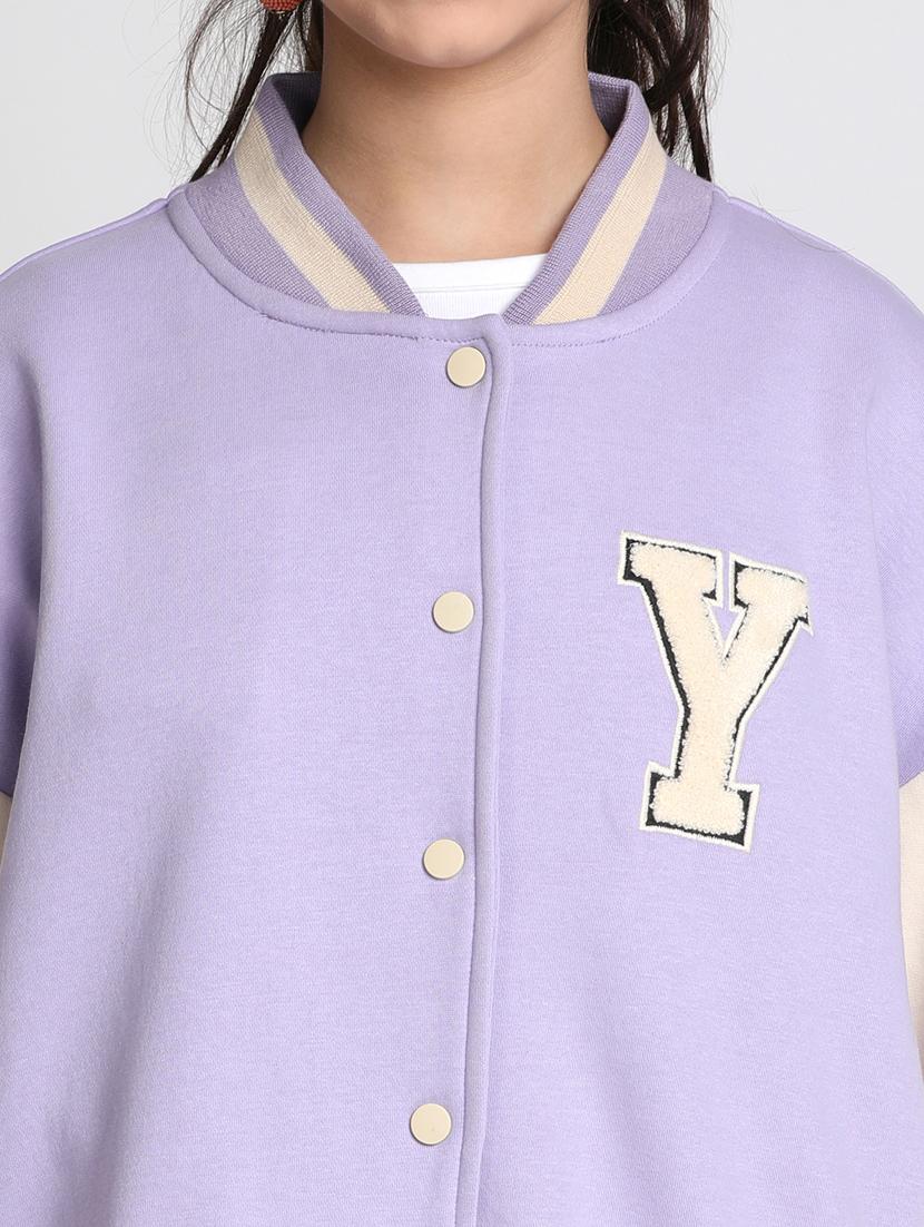 girls color block long sleeve jacket - 20728480 - Standard Image - 5
