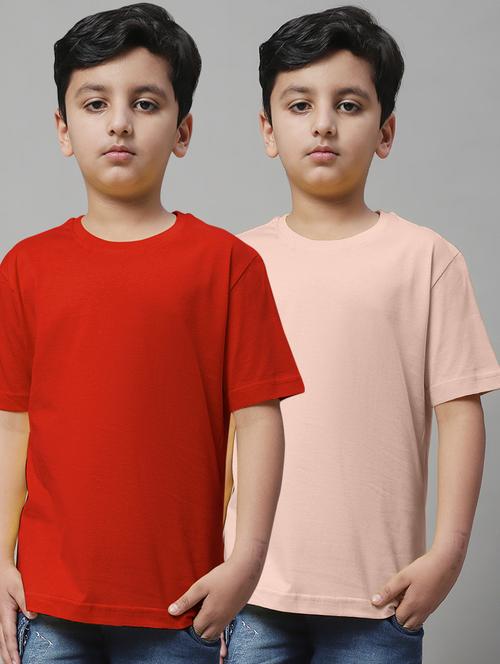 pack of 2 round neck t-shirt  - 20728622 -  Standard Image - 0