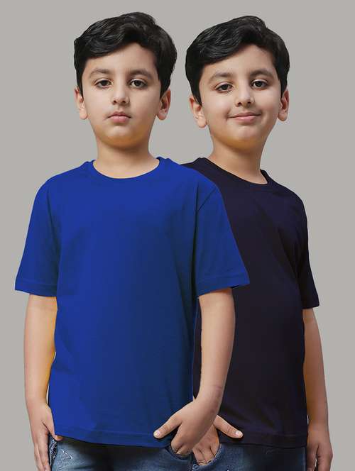 pack of 2 solid multi colored t-shirt - 20728628 - Standard Image - 0