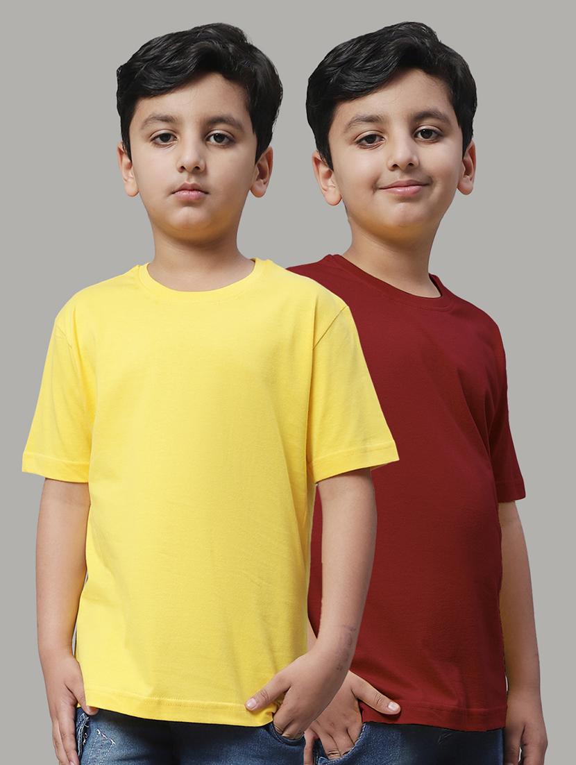 pack of 2 multi colored t-shirt - 20728635 -  Zoom Image - 0